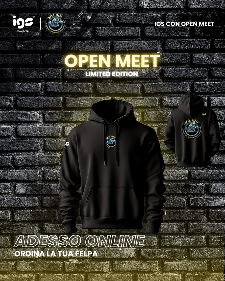 FELPA LIMITED EDITION IGS | OPEN MEET - IGS SPORT ITALIA - FELPA LIMITED EDITION IGS | OPEN MEET