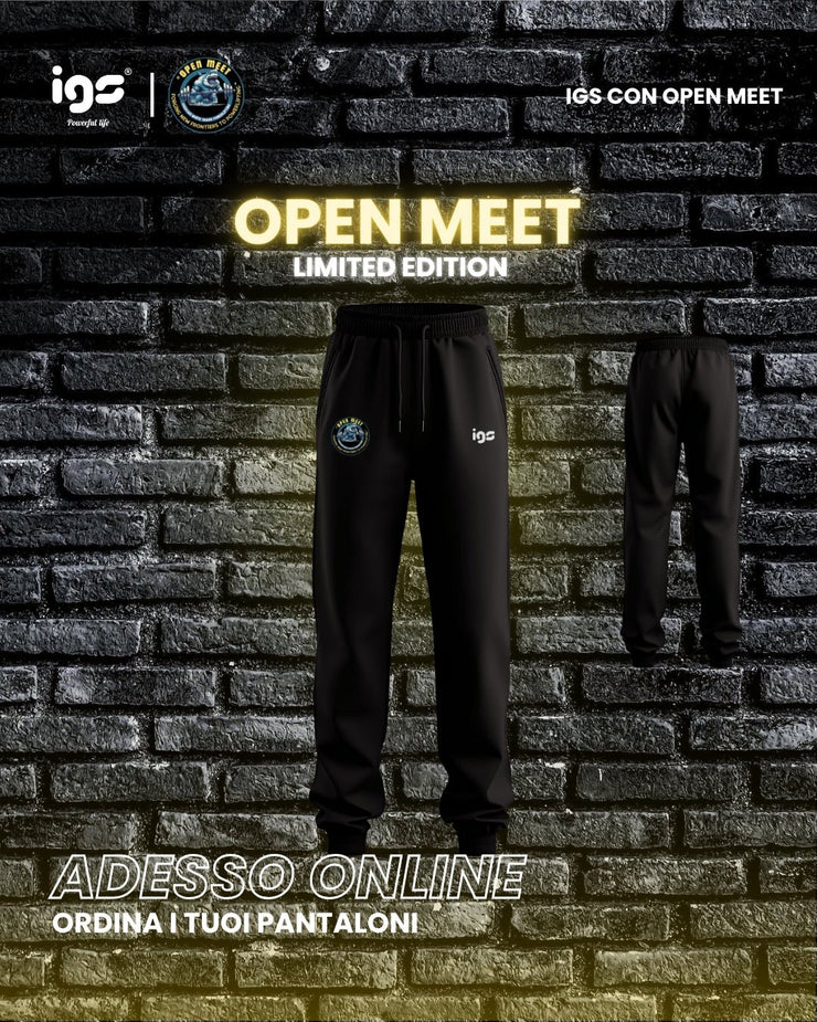 PANTALONI SPORTIVI LIMITED EDITION IGS | OPEN MEET - IGS SPORT ITALIA - PANTALONI SPORTIVI LIMITED EDITION IGS | OPEN MEET