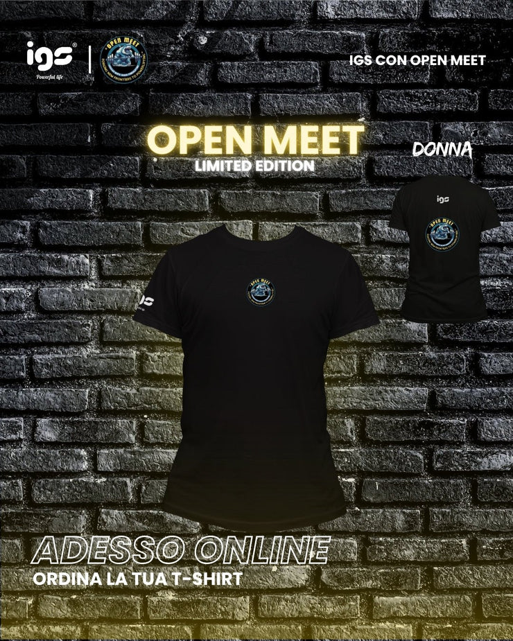 T - SHIRT LIMITED EDITION IGS | OPEN MEET - IGS SPORT ITALIA - T - SHIRT LIMITED EDITION IGS | OPEN MEET